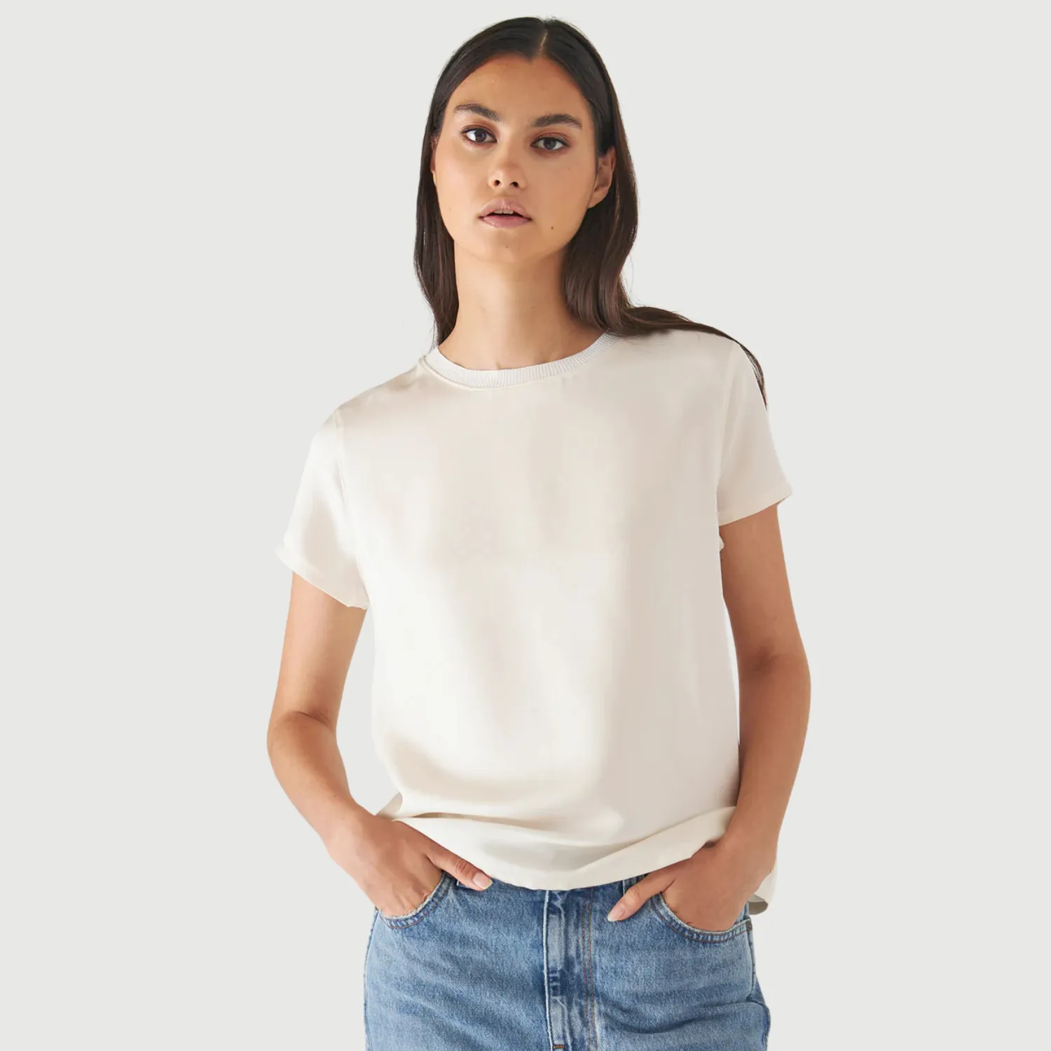 Silk Short Sleeve Tee