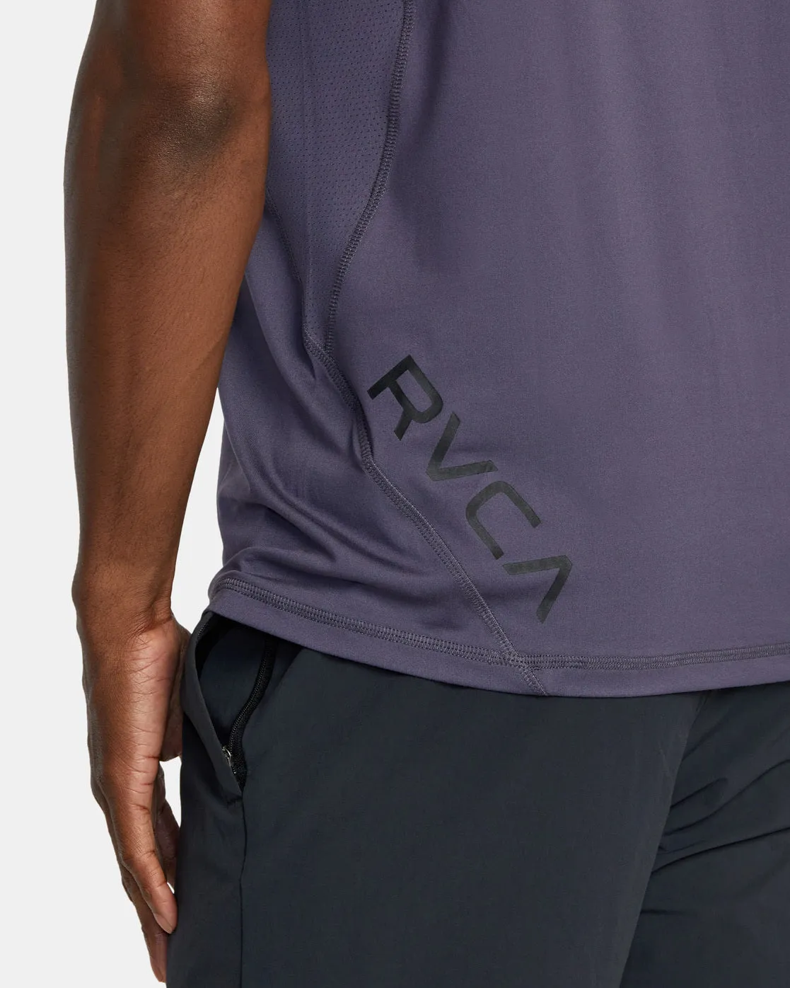 Sport Vent Performance Tee - Gray Purple