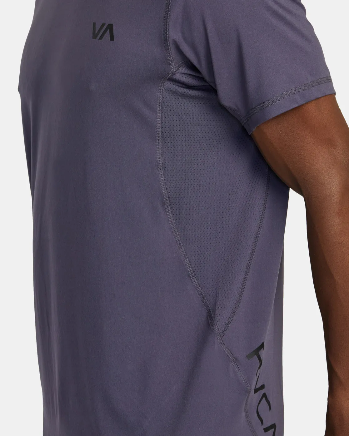 Sport Vent Performance Tee - Gray Purple