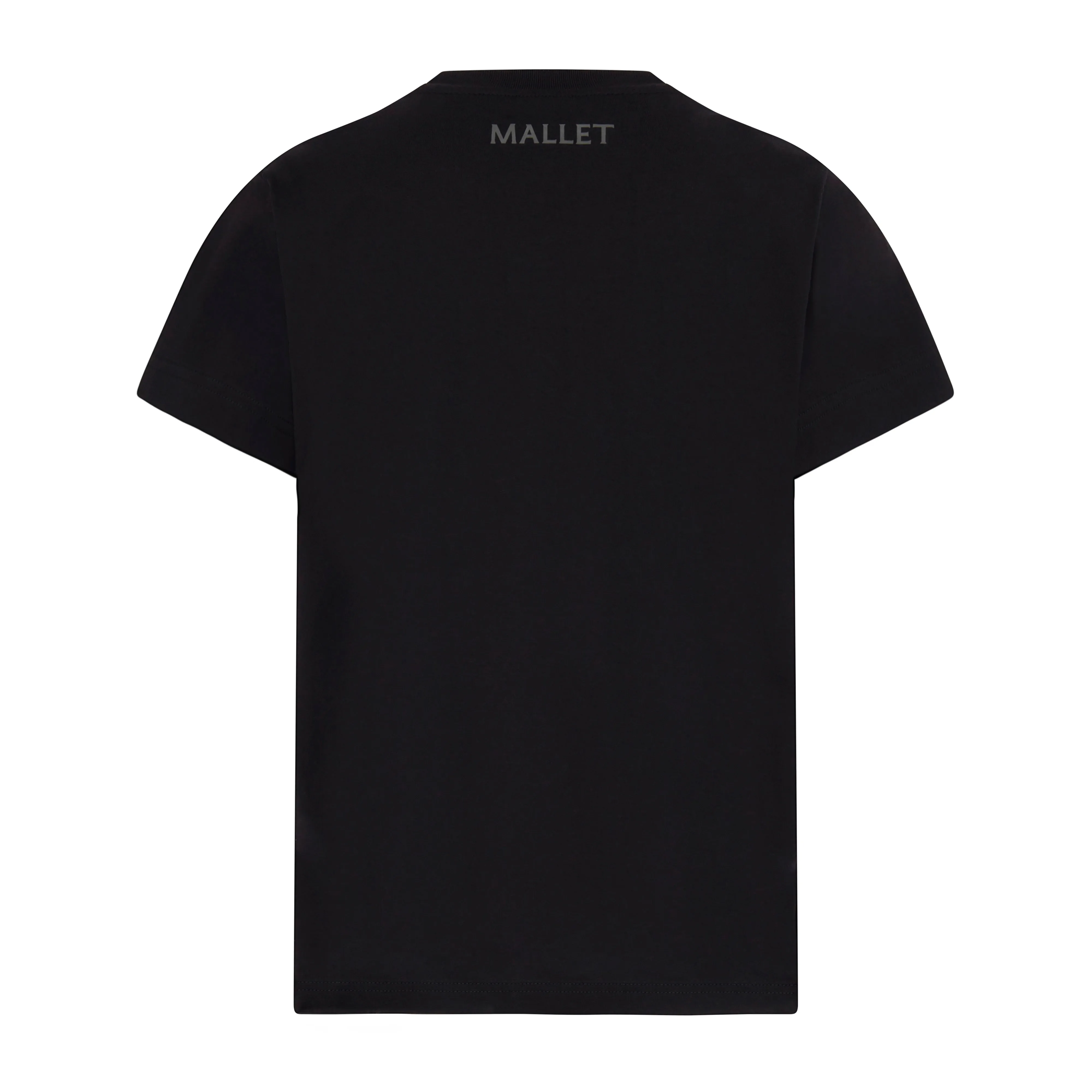 Spray Print Logo Tee - Black Grey