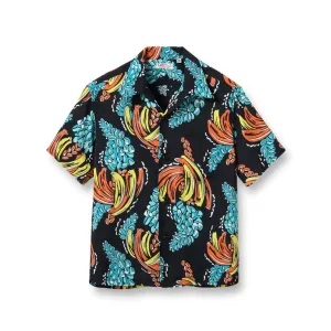 Sun Surf Hawaiian Shirt “Banana Harvest” Black