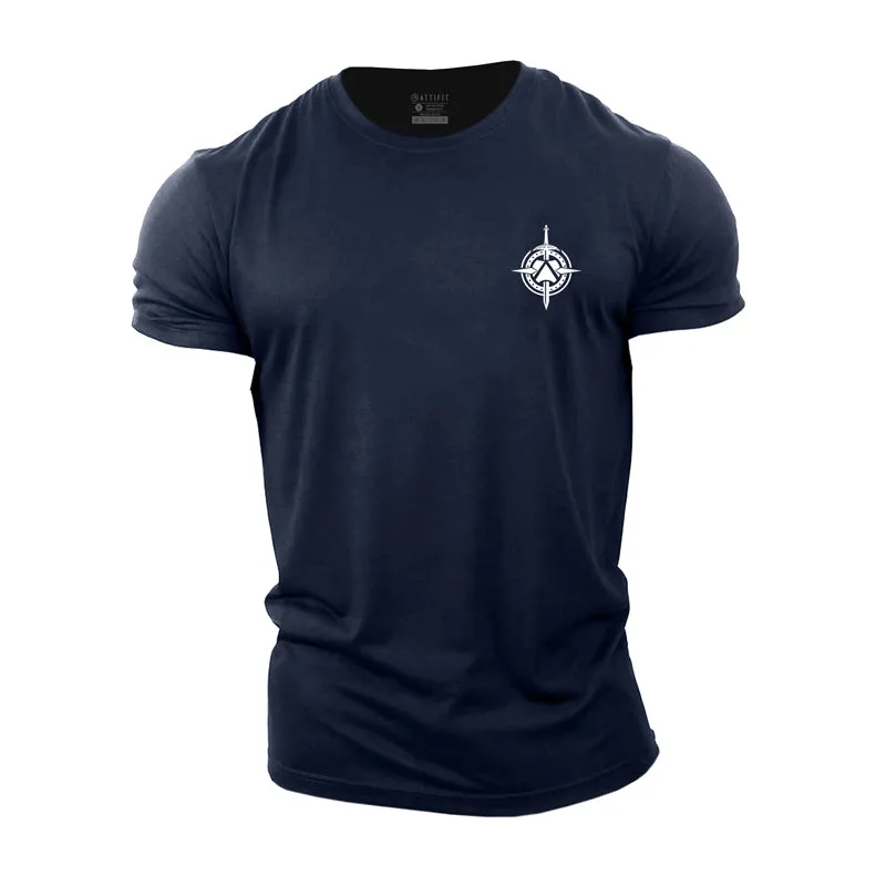 Sword And Shield Cotton T-Shirt