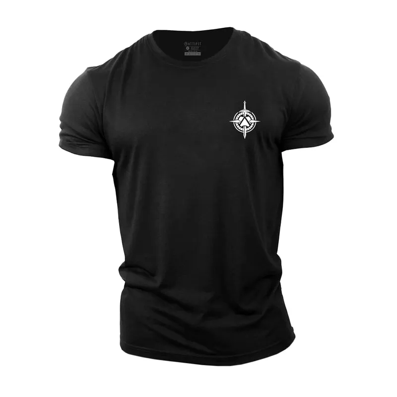 Sword And Shield Cotton T-Shirt