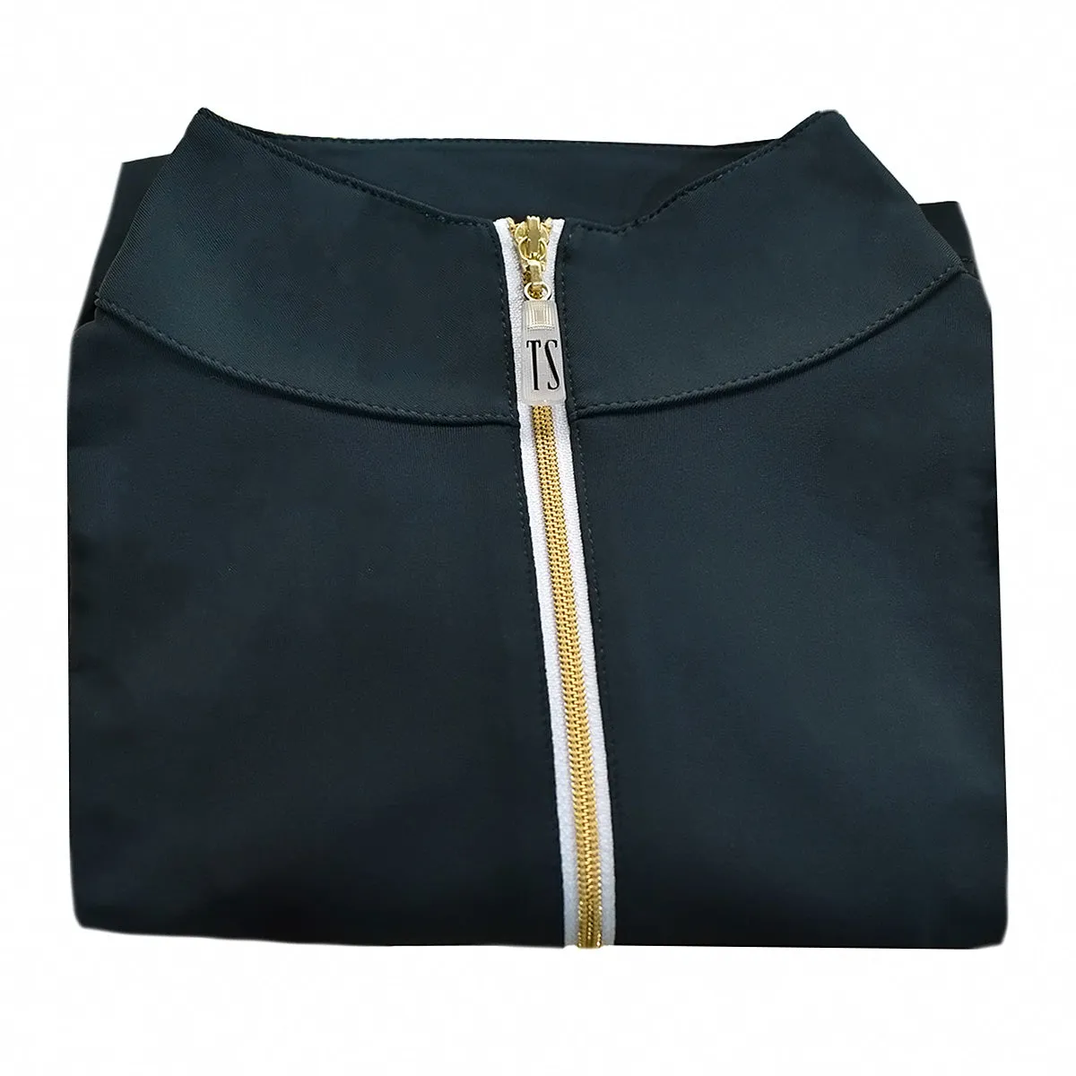 Tailored Sportsman Ladies Icefil Short Sleeve Sun Shirts - Gold Zipper