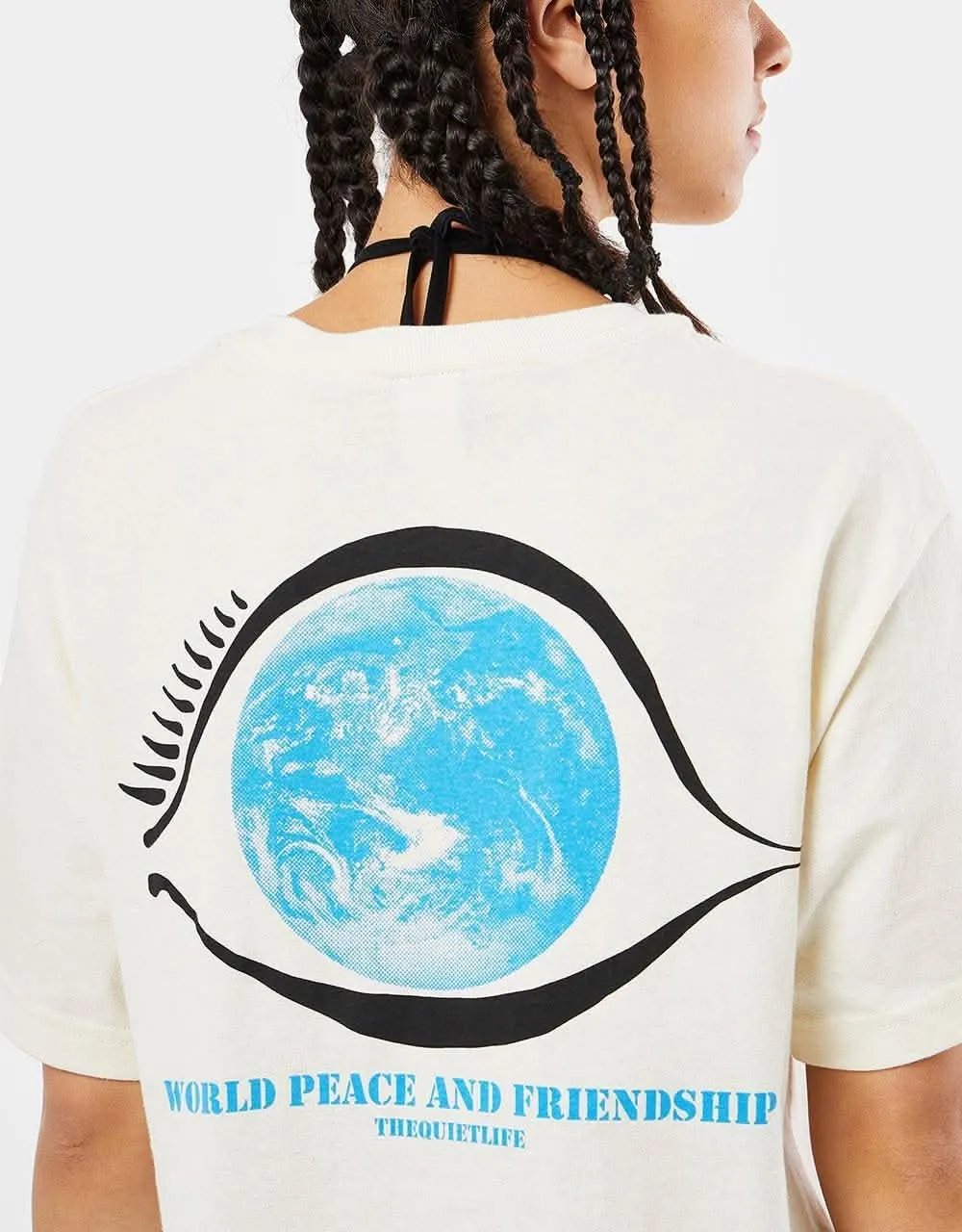 The Quiet Life Quiet Corps T-Shirt - Cream