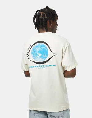 The Quiet Life Quiet Corps T-Shirt - Cream