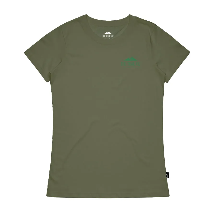 The Trail Co. Casual Tee | Green FKT | Womens