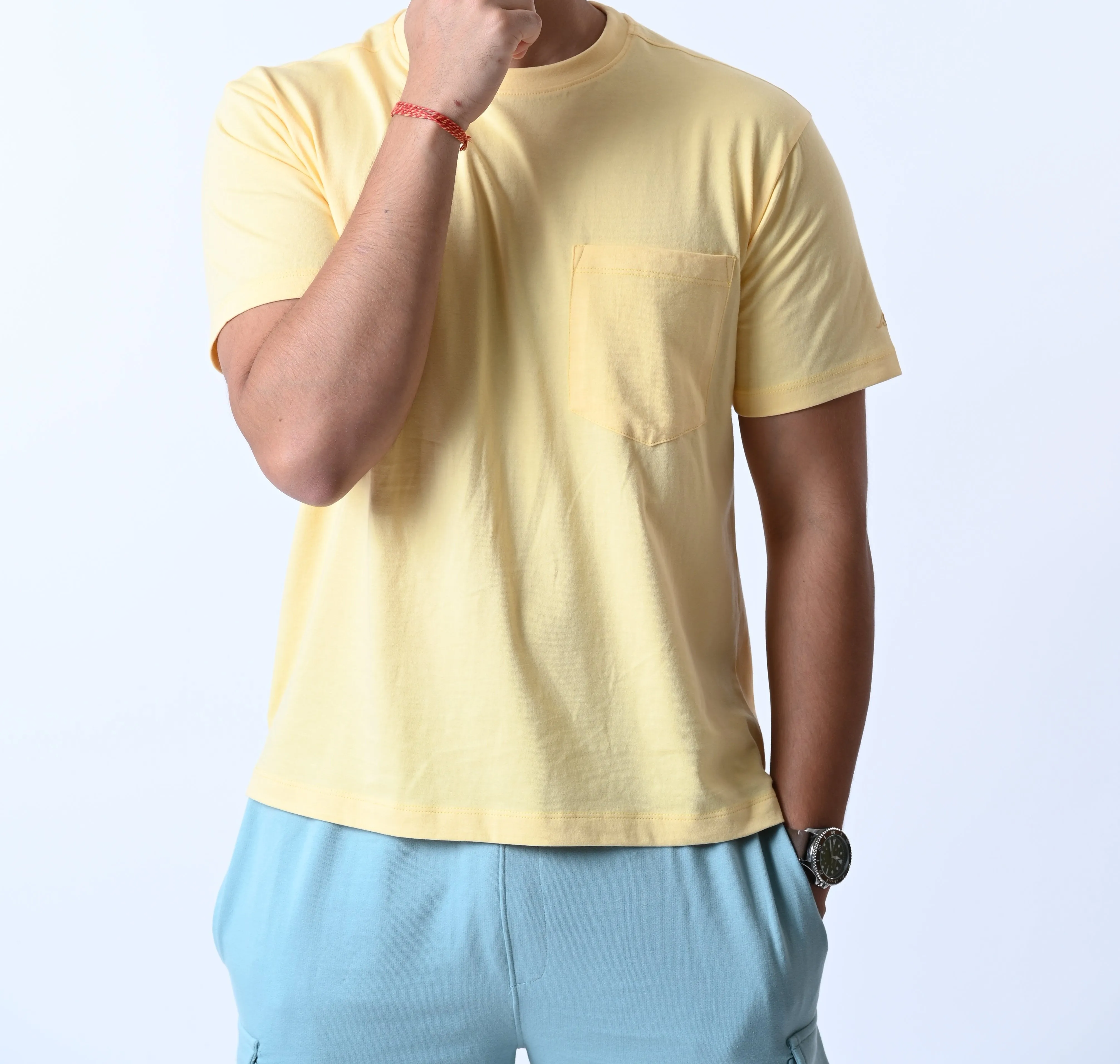 Tulum men's Pocket T-shirt (SEA BLUE)