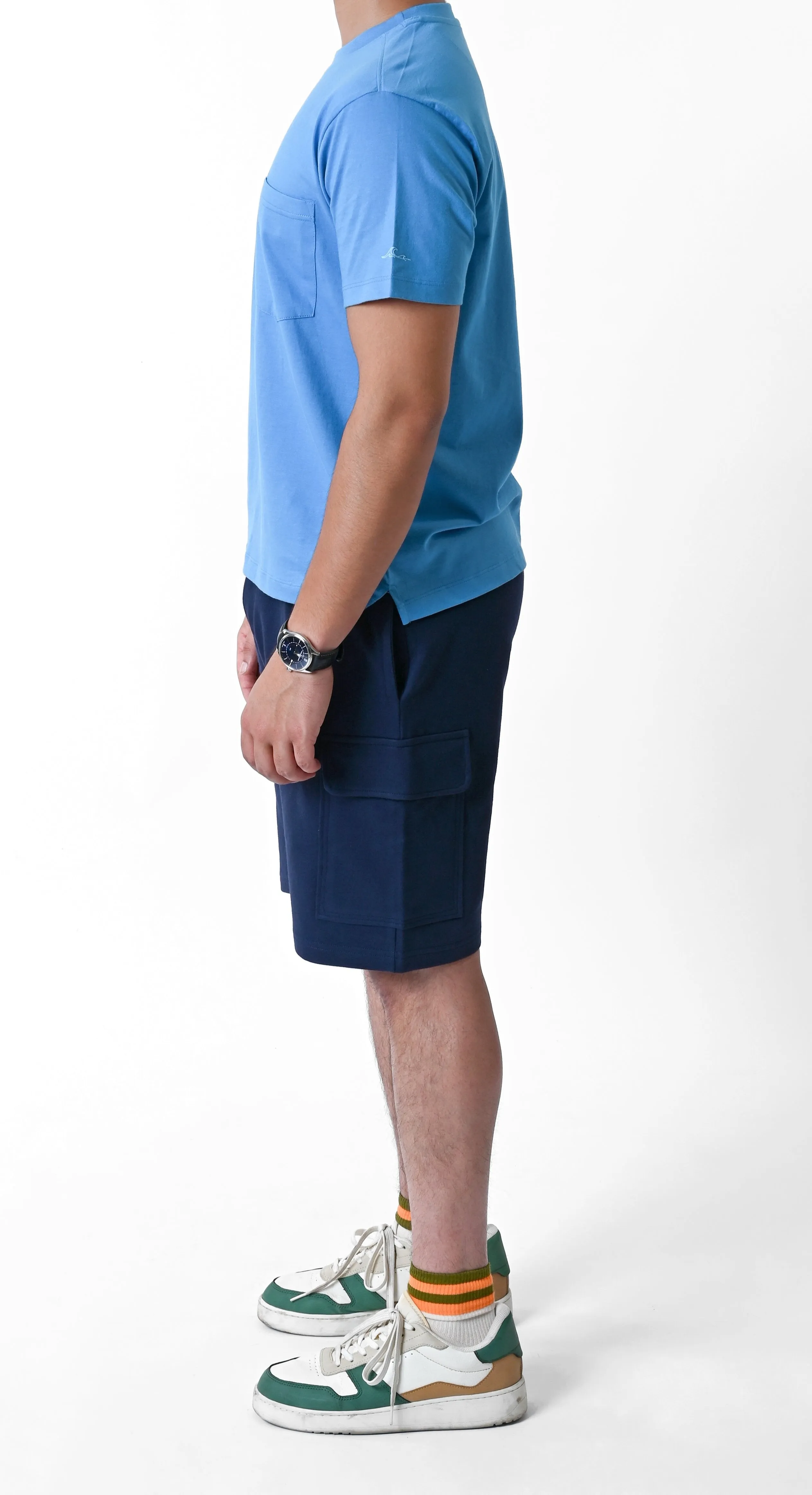 Tulum men's Pocket T-shirt (SEA BLUE)