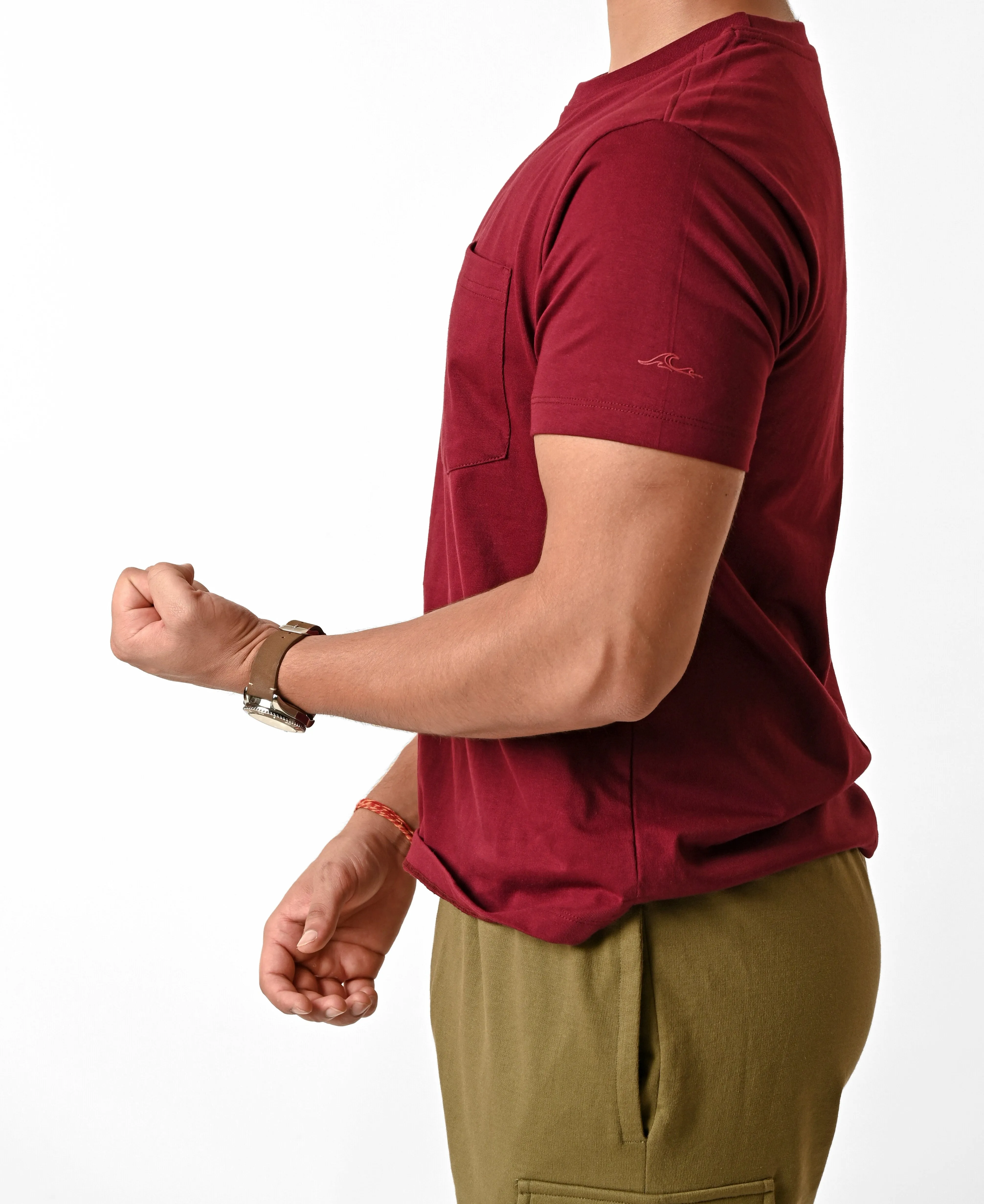 Tulum men's Pocket T-shirt (SEA BLUE)