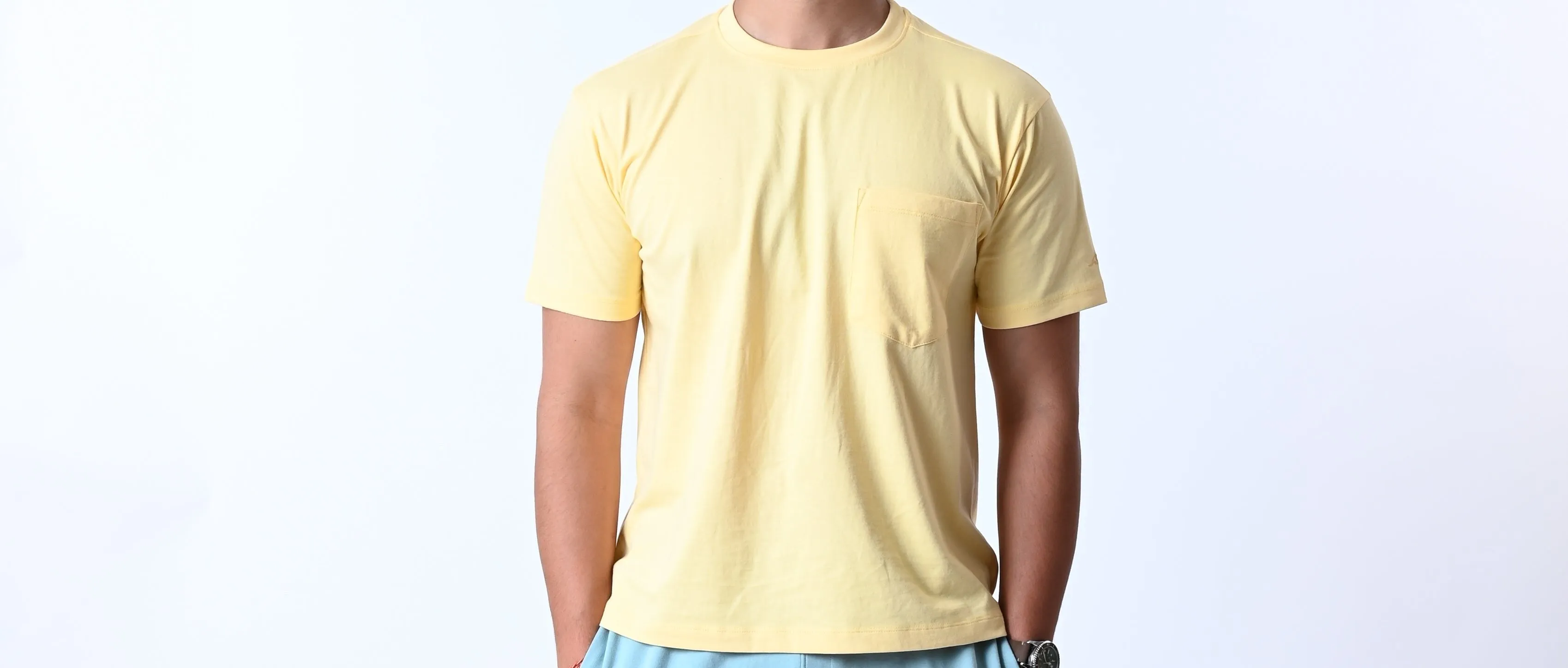 Tulum men's Pocket T-shirt (SEA BLUE)