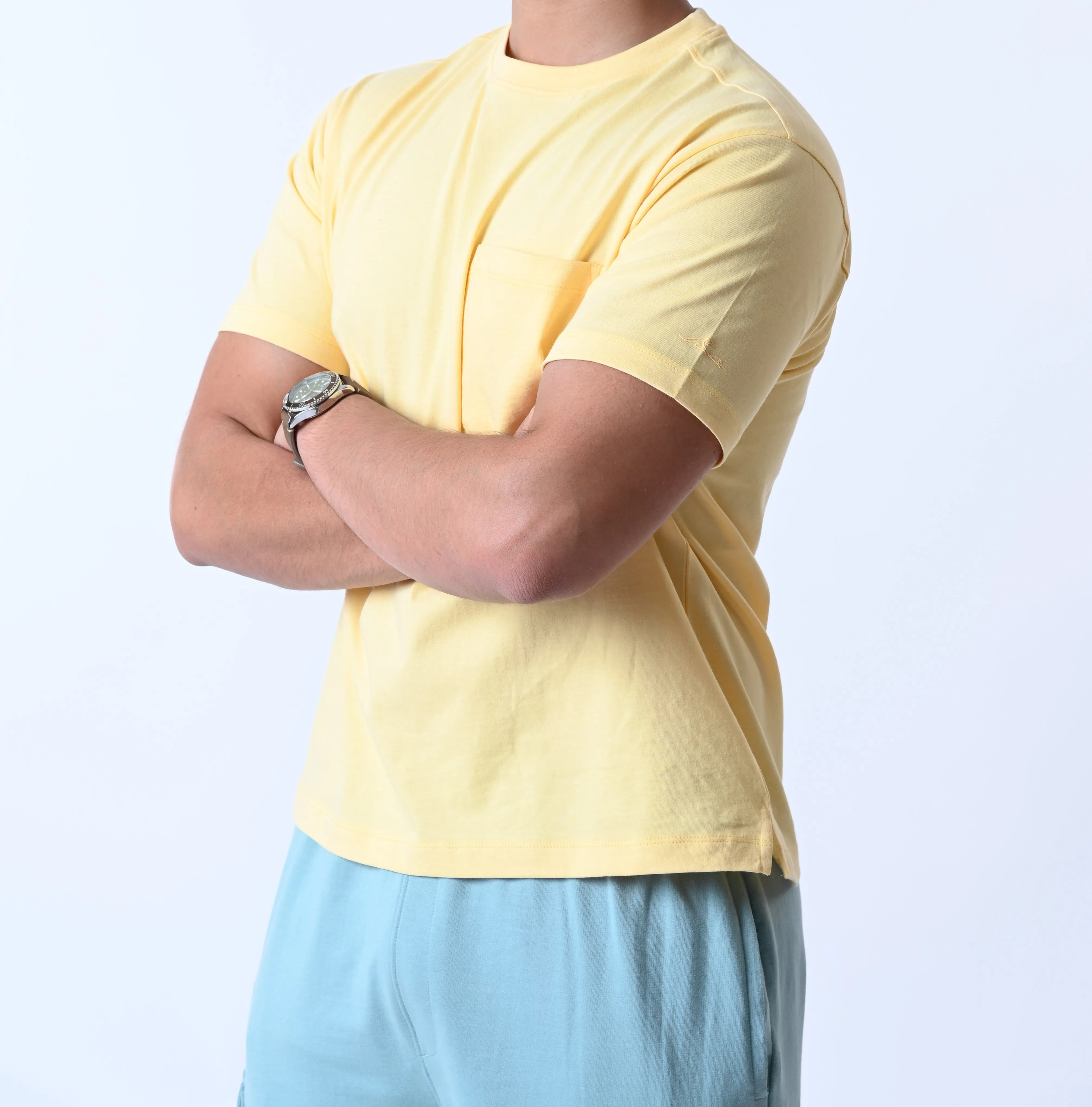 Tulum men's Pocket T-shirt (SEA BLUE)