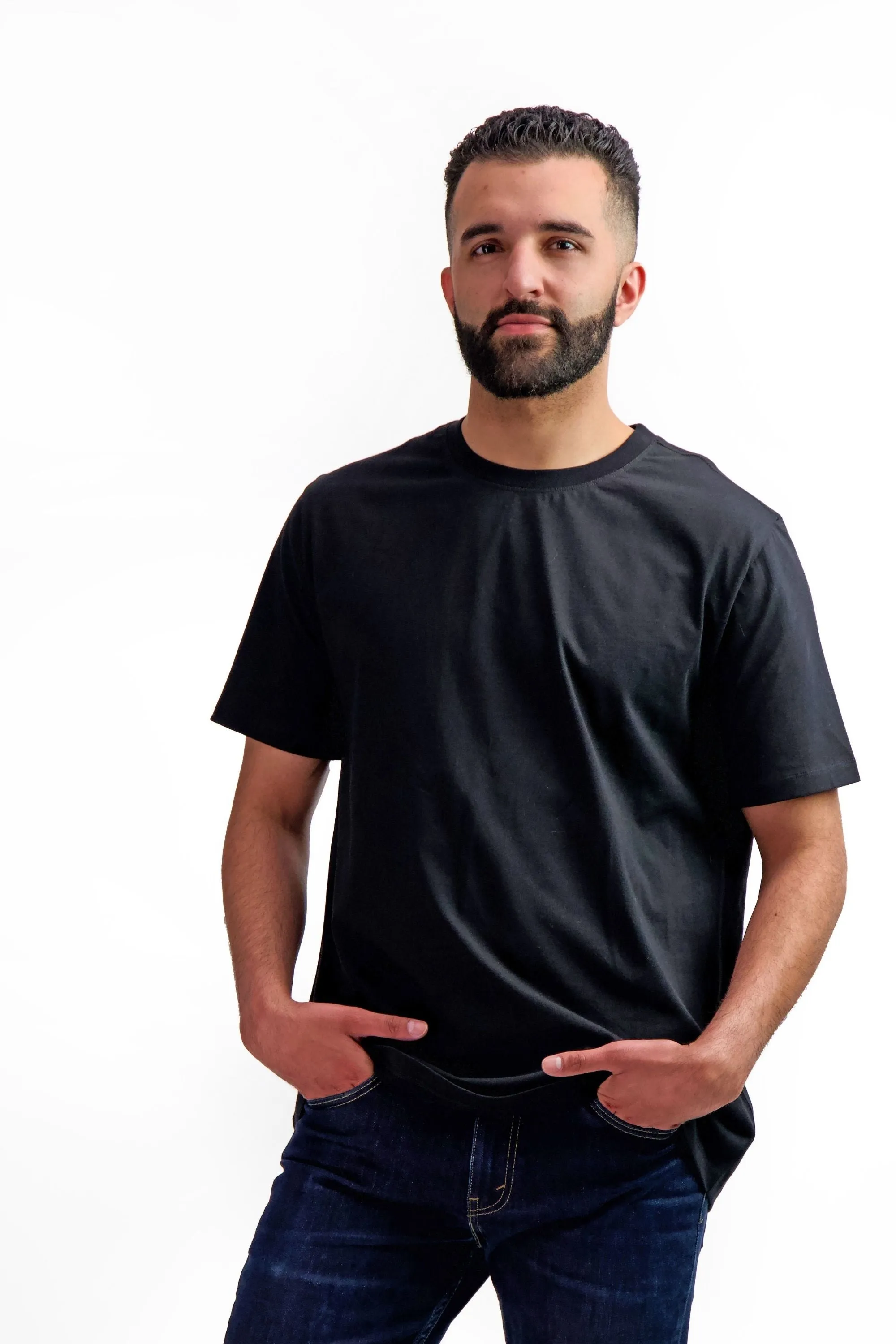 Unisex Black T-Shirts - 12 Pack | Organic Cotton Fairtrade Basics