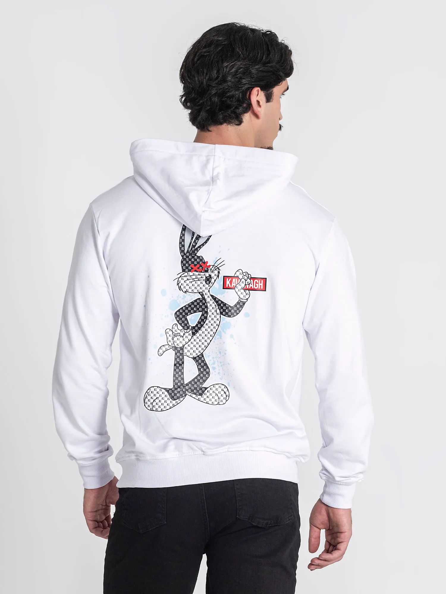 White GK Bunny Hoodie