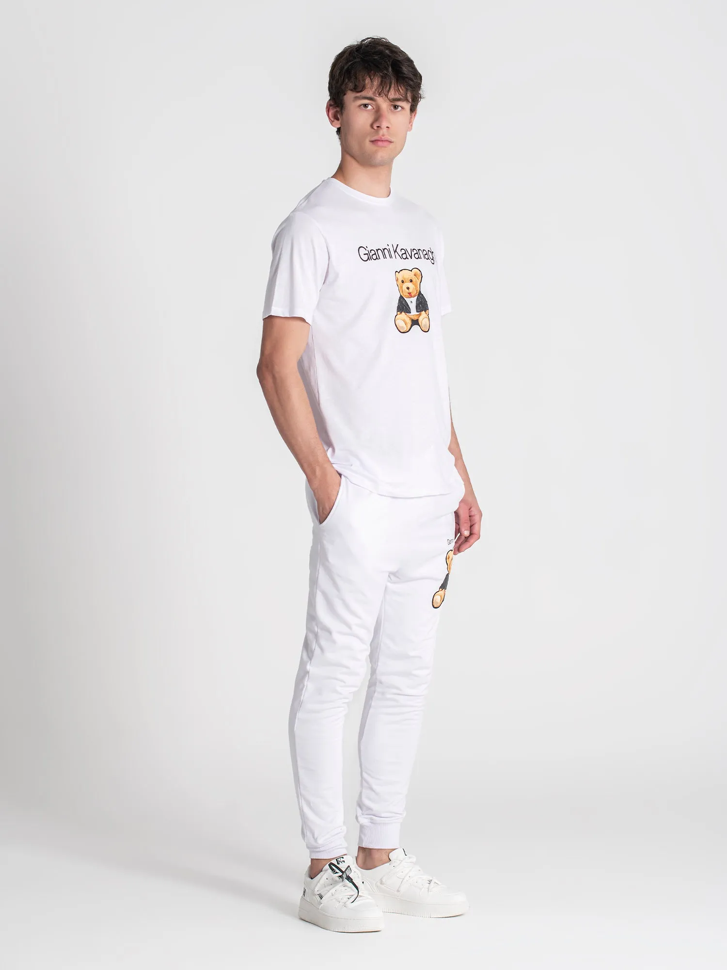White GK Teddy Bear Tee