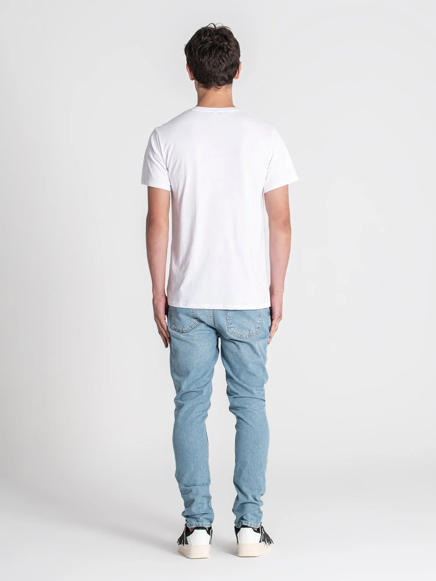 White Melting Bear Tee