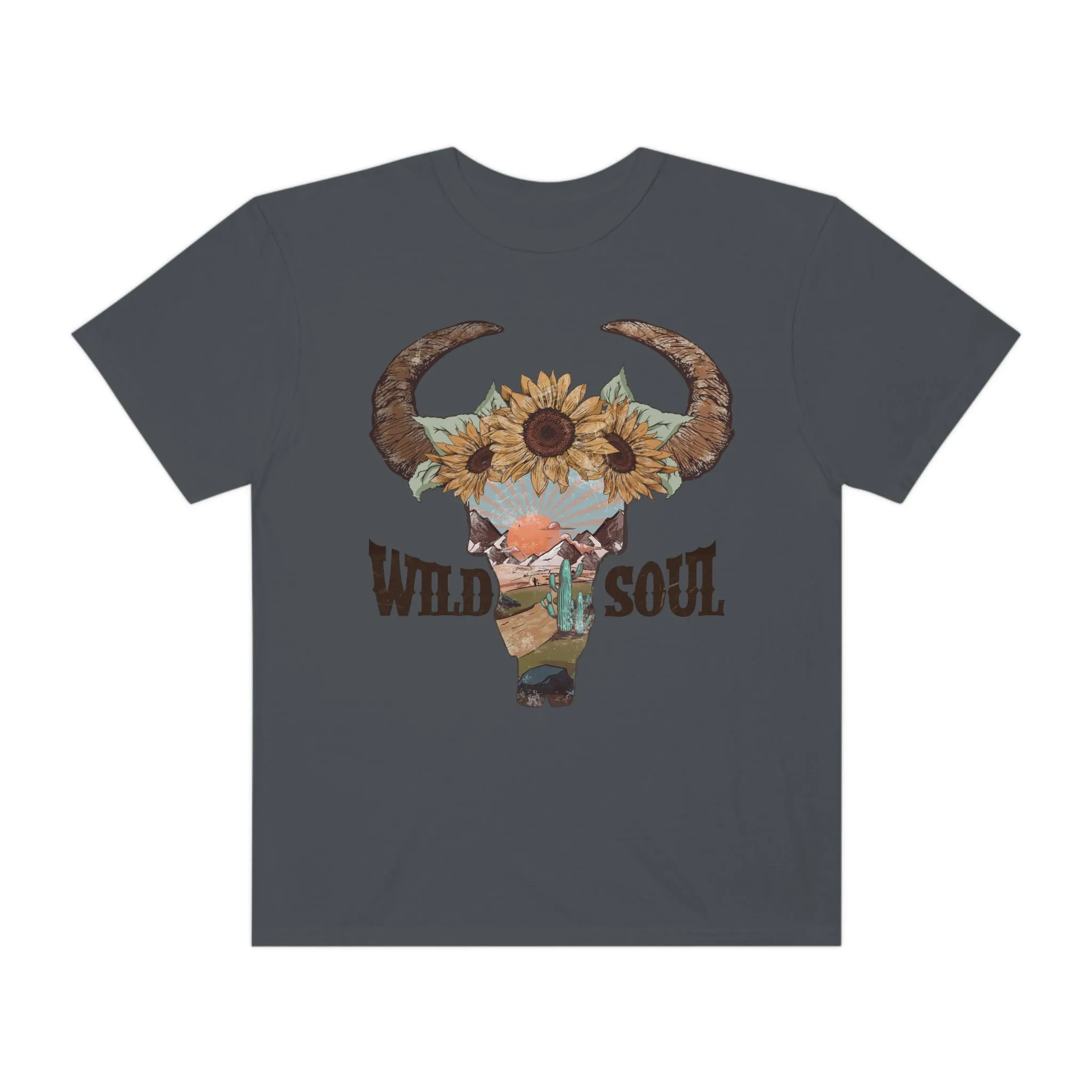 Wild Soul, Stylish Women's Western Graphic Tee | Cowgirl T-Shirt