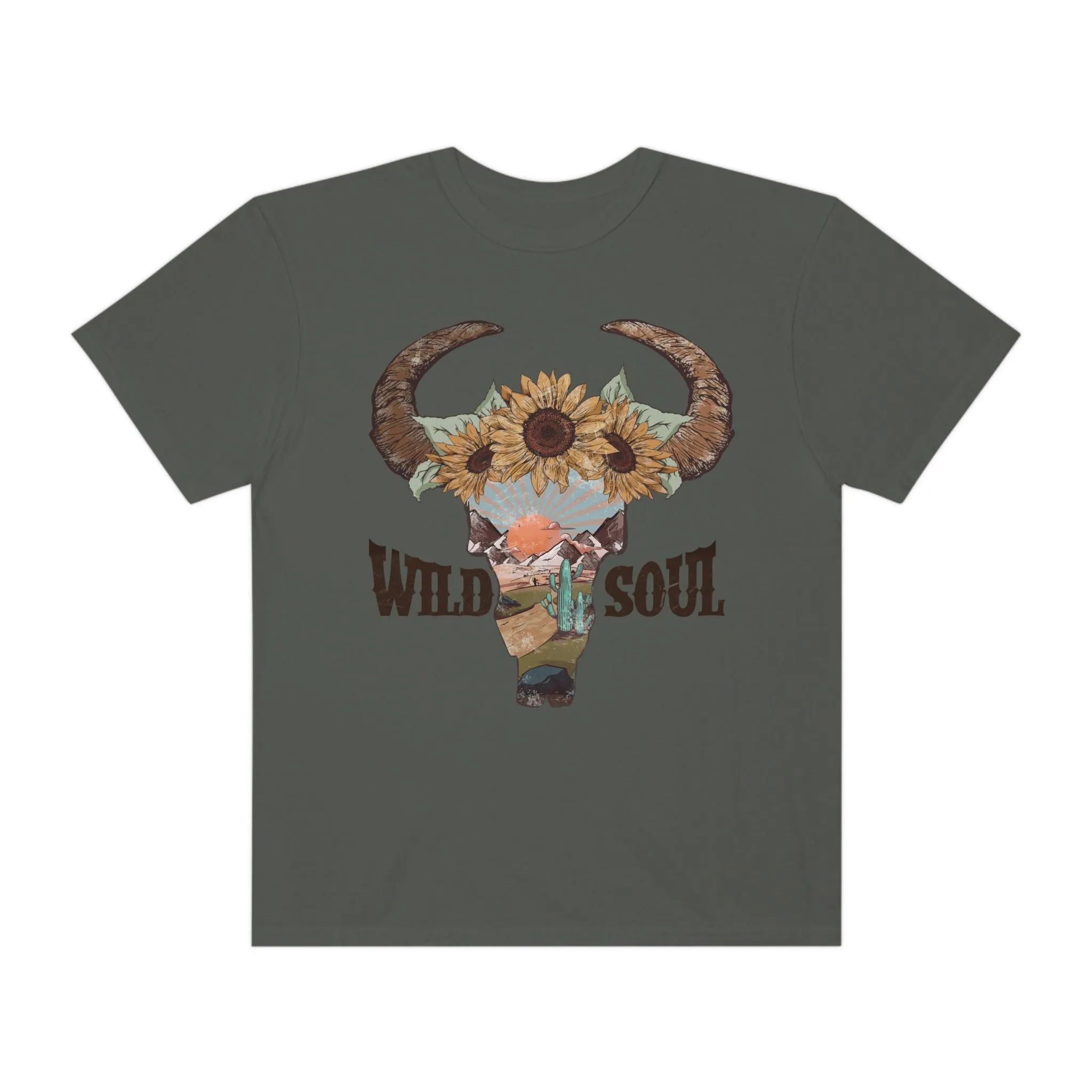 Wild Soul, Stylish Women's Western Graphic Tee | Cowgirl T-Shirt