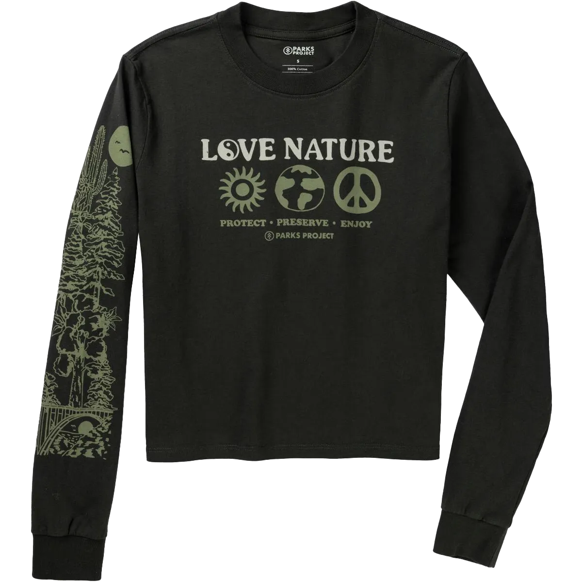 Women's Love Nature Boxy Long Sleeve