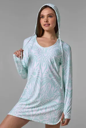 Women's Seacoast Swim Cover-Up Dress | Honeydew American Palm