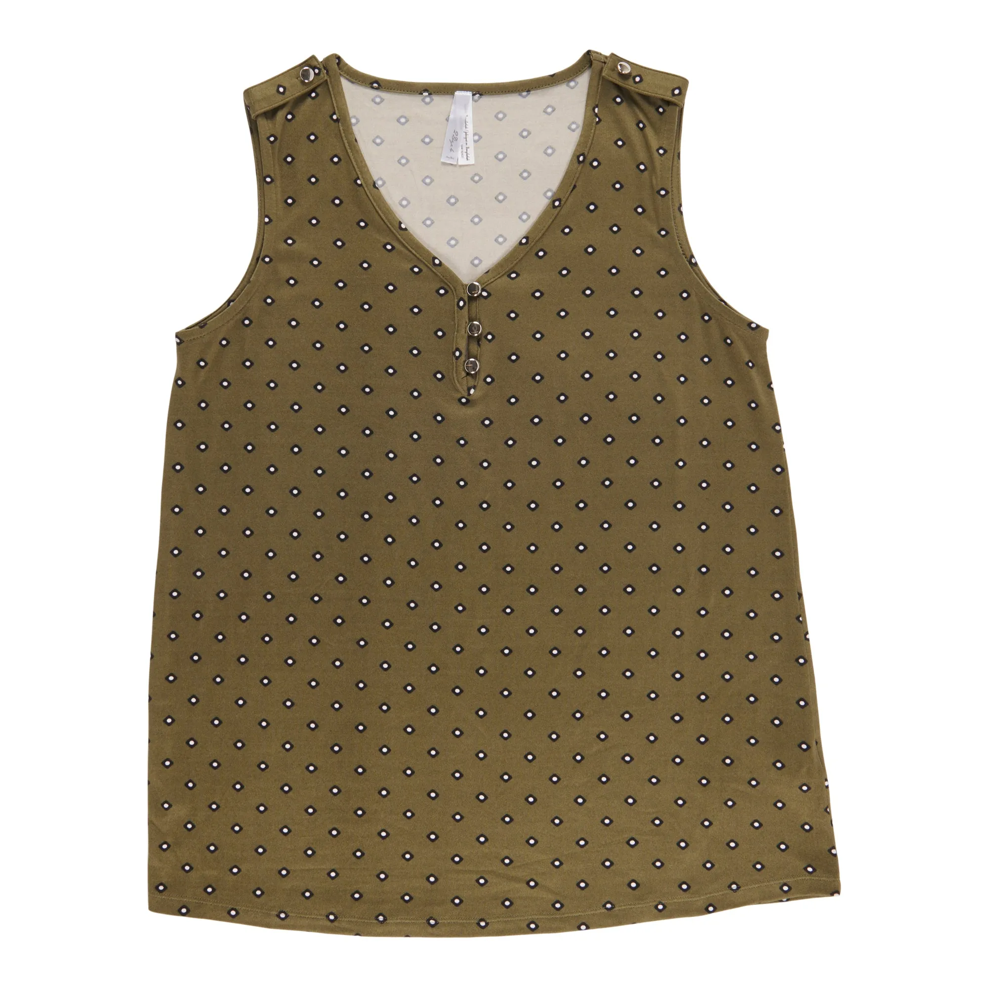 Women's Sleeveless V-Neck Top