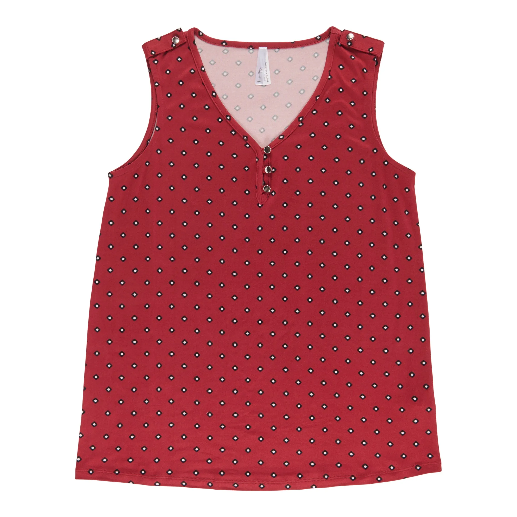 Women's Sleeveless V-Neck Top