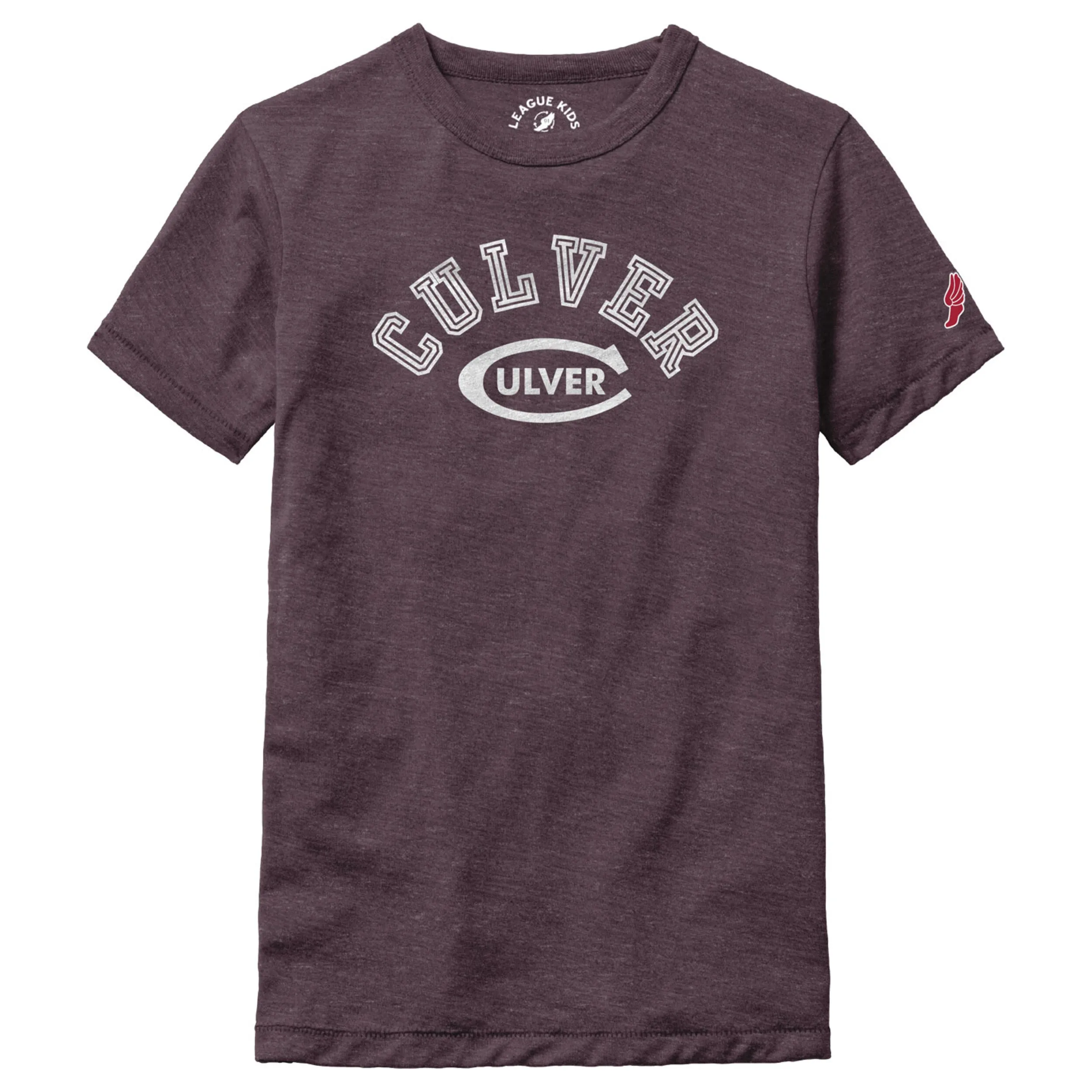 Youth Victory Falls Tee - Heather Varsity Maroon